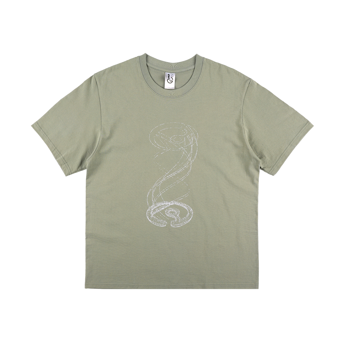 더왈드 서큘러 왈드 코튼티 라이트그린(THE WARLD Circular Warld Cotton Tee Light Green)