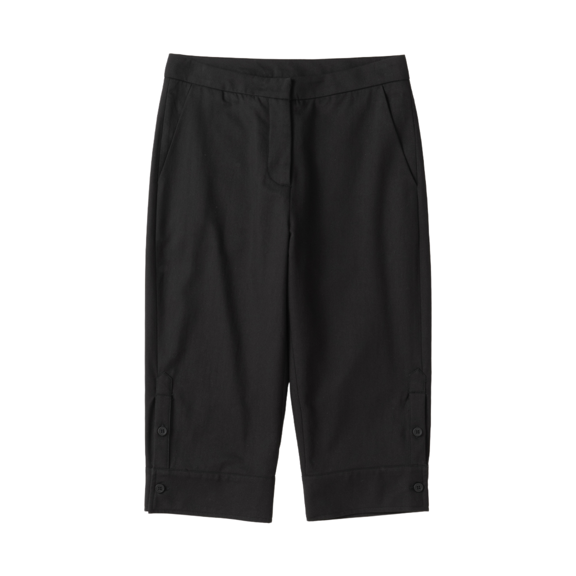 에토아 커프스 카프리 팬츠 블랙(aetoa Cuffed Capri Pants Black)
