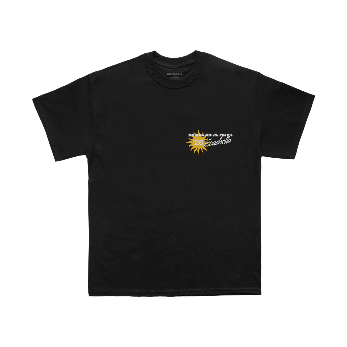 빅뱅 선데이즈 코첼라 티셔츠 블랙(Bigbang Sundaze Coachella T-Shirt Black) - 1