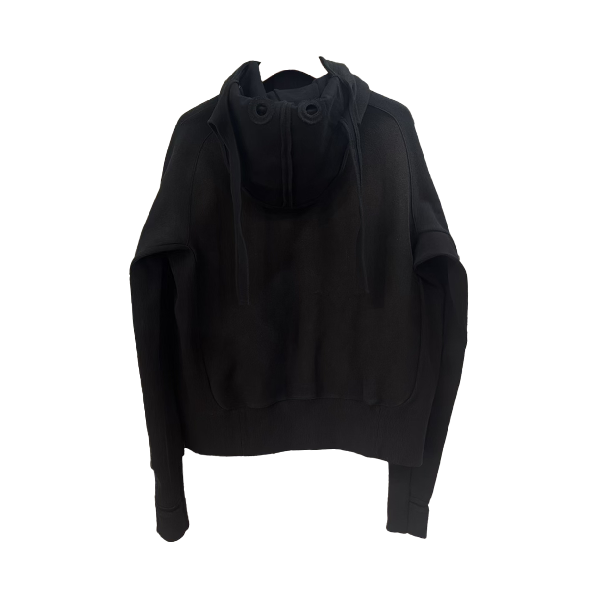 지안 예 과이 마스크 후드 블랙 - 26SS(Jian Ye Gwai Mask Hood Black - 26SS) - 2
