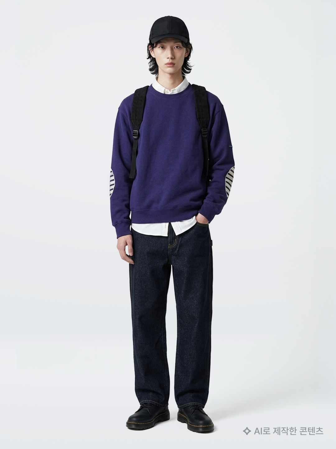 Supreme Box Logo Hooded Sweatshirt Dark Purple - 23FW, Stussy Washed Canvas Big OL' Jean Brown 착용 스타일 - 7