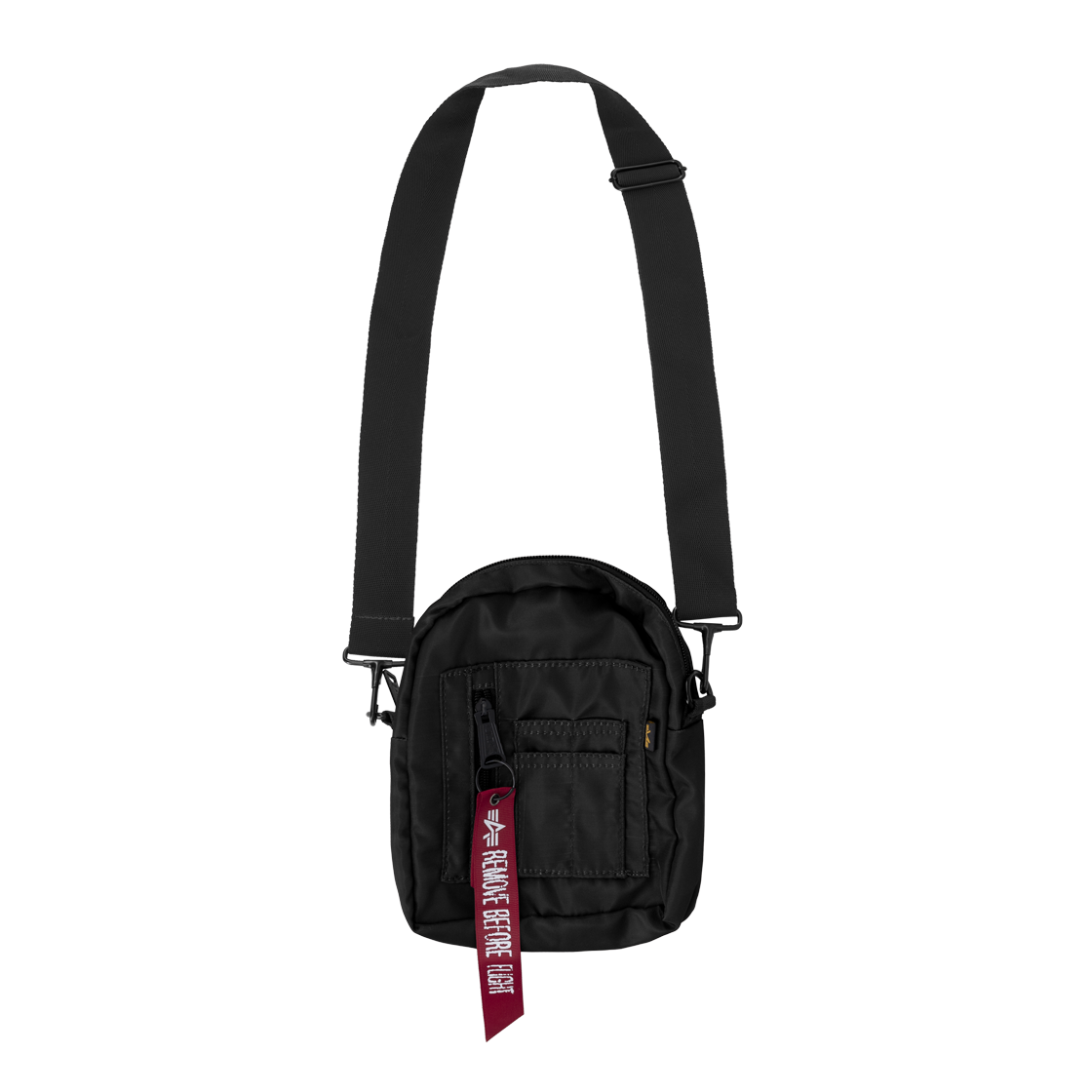 알파 인더스트리 크루 캐리백 블랙(ALPHA INDUSTRIES Crew Carry Bag Black)