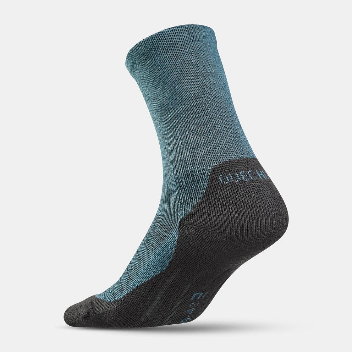데카트론 등산 장목 양말 2켤레 하이크 100 슬레이트 블루(DECATHLON Hiking High Socks 2 Pairs Hike 100 Slate Blue) - 7