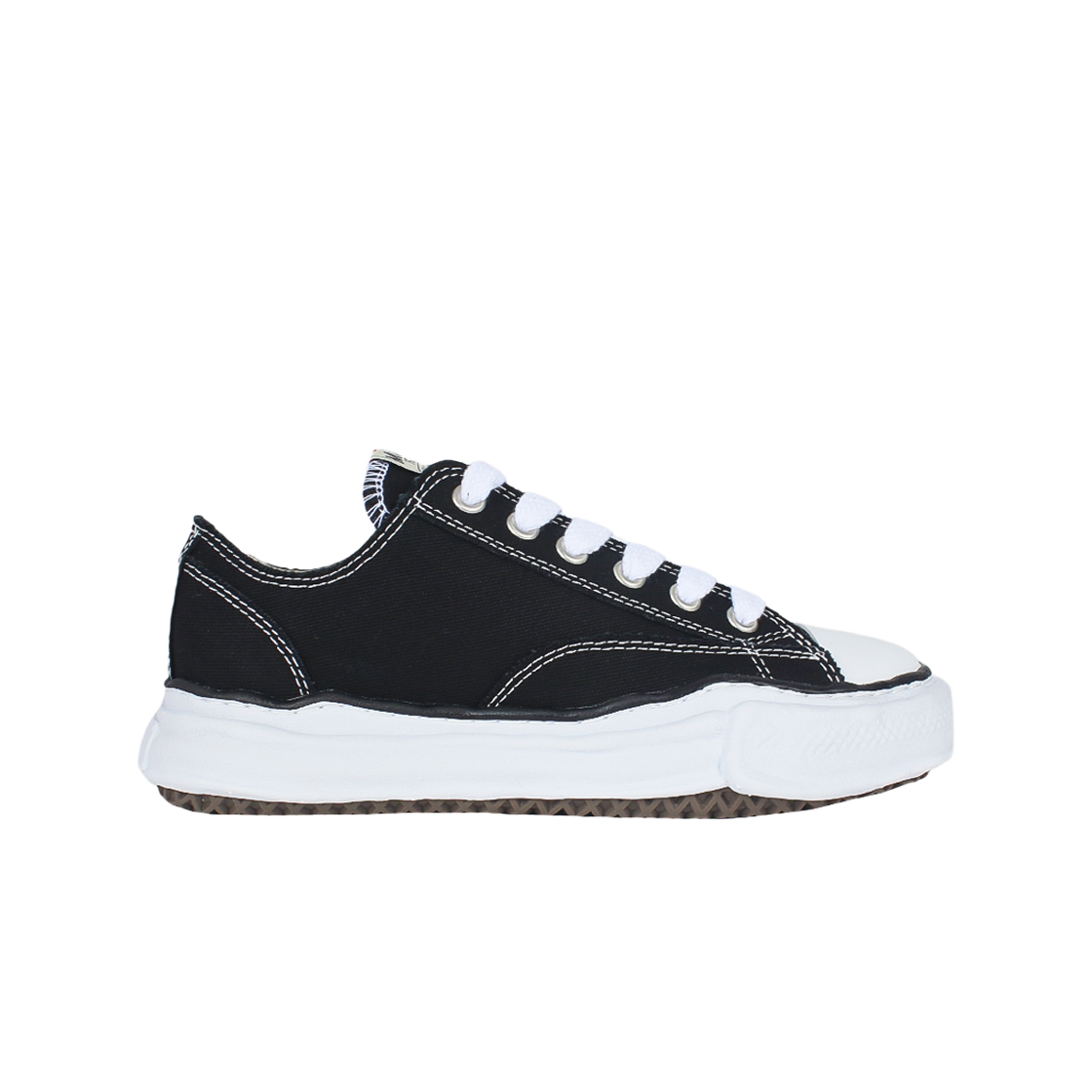 [15% 쿠폰] 미하라 야스히로 피터슨 OG솔 캔버스 스니커즈 블랙([15% 쿠폰] Mihara Yasuhiro Peterson OG Brush Canvas Sneakers Black) - 1