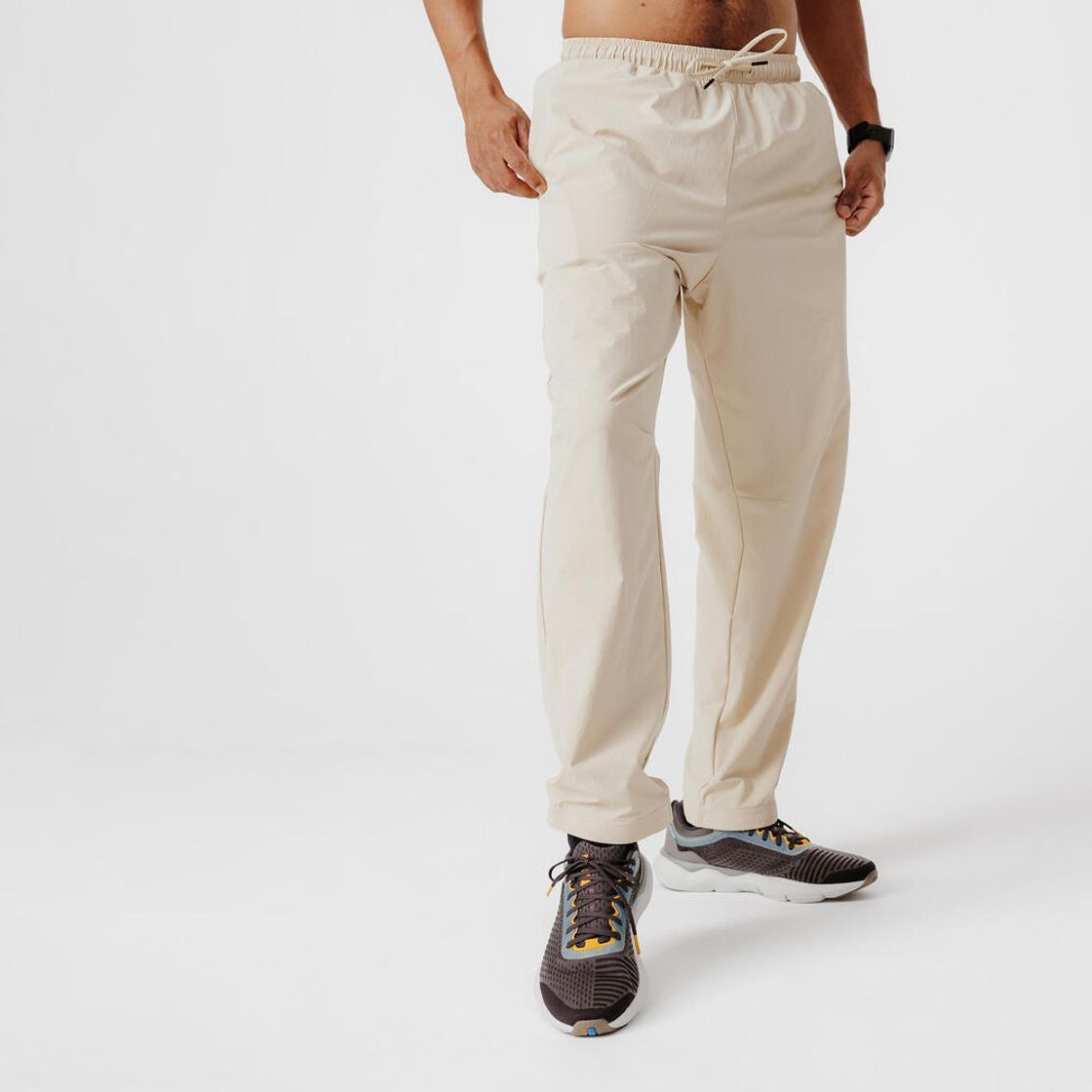 데카트론 남성 러닝 바지 런 드라이 500 헴프 베이지(DECATHLON Men's Running Trousers Run Dry 500 Hemp Beige) - 7