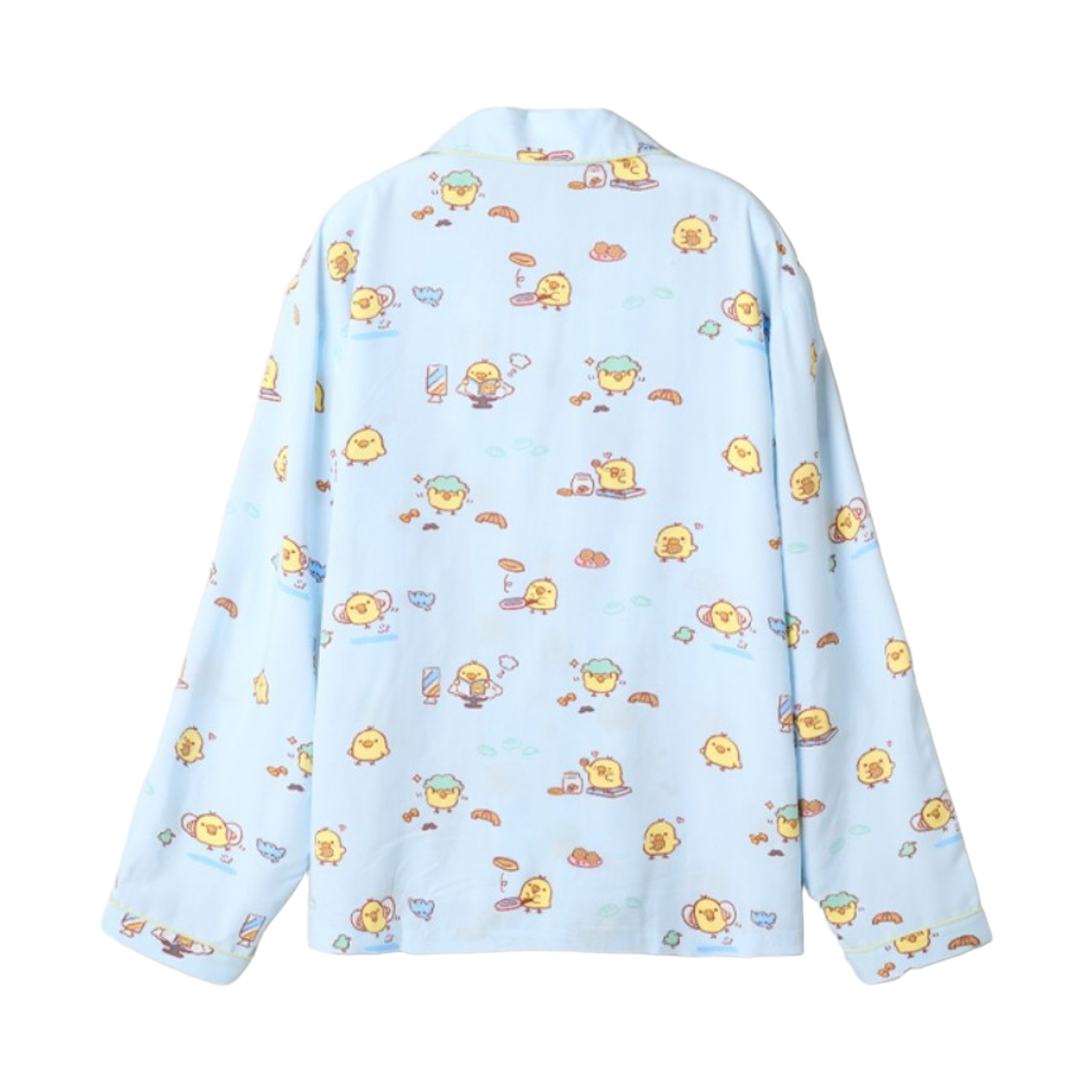 스파오 x 리락쿠마 쿠마들의 자유시간 롱슬리브 파자마 라이트 블루(Spao x Rilakkuma Kuma’s Free Time Long Sleeve Pajama Light Blue) - 3