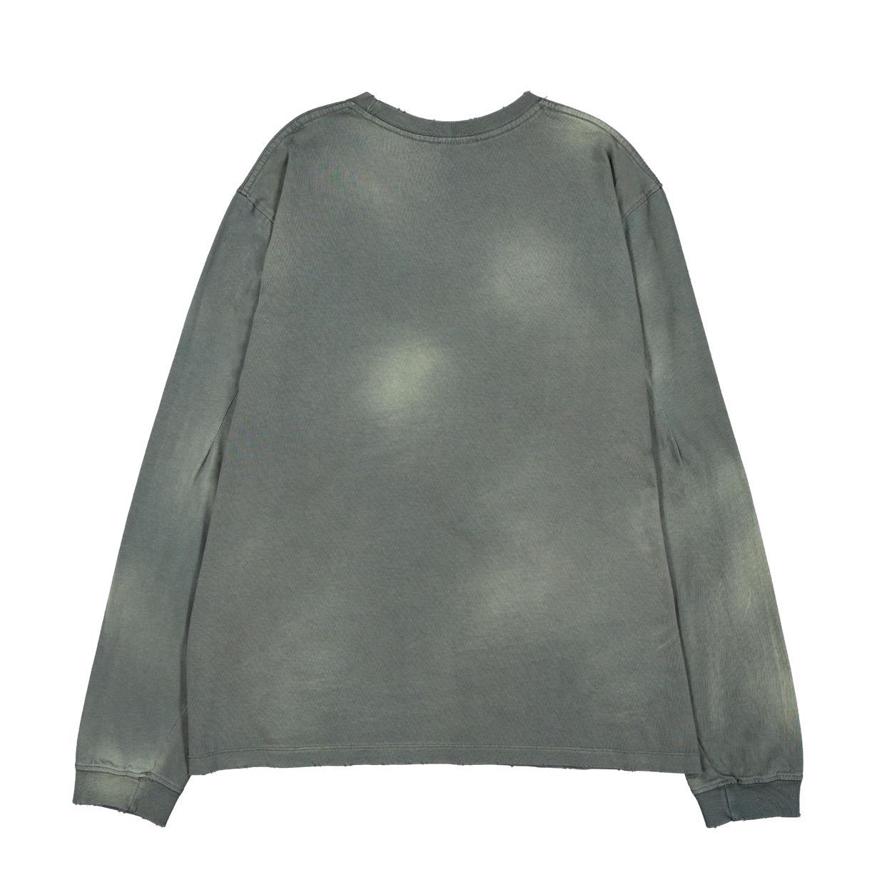 언더마이카 무.165 클래식 로고 워시드 포켓 롱 슬리브 카키(Undermycar Mu.165 Classic Logo Washed Pocket Long Sleeve Khaki) - 2