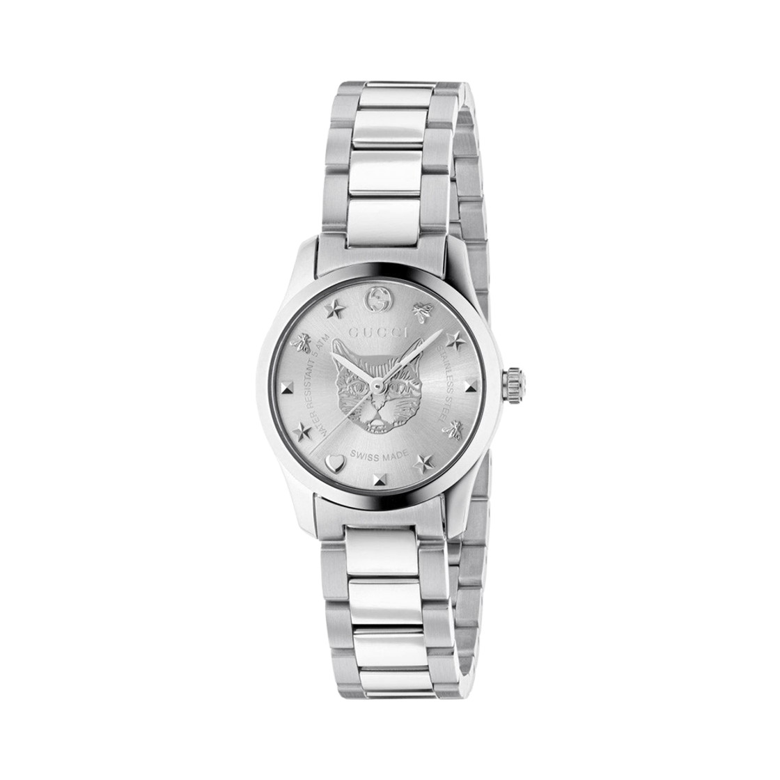 YA126595 [20% 쿠폰] Gucci G-Timeless Quartz 27mm Stainless Steel Silver