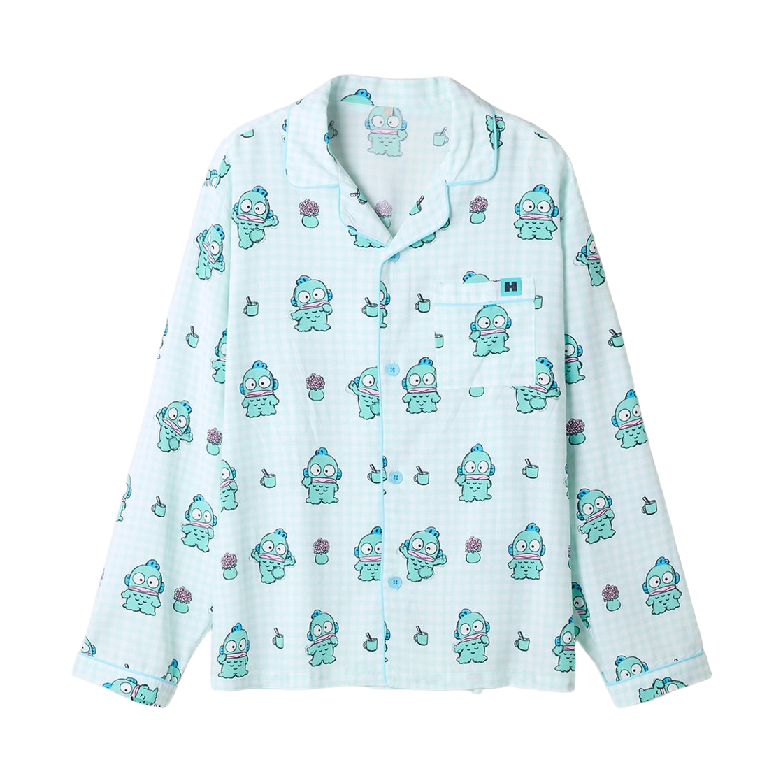 스파오 x 산리오 캐릭터즈 롱 슬리브 파자마 세트 민트(Spao x Sanrio Characters Long Sleeve Pajama Set Mint) - 2
