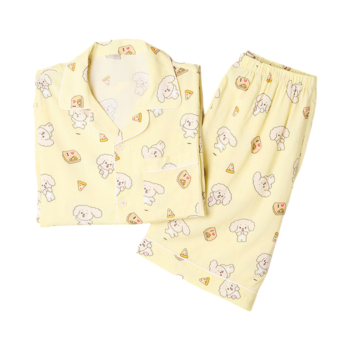 스파오 x 미니틴 숏슬리브 파자마 베이지(Spao x Miniteen Short Sleeve Pajama Beige) - 1