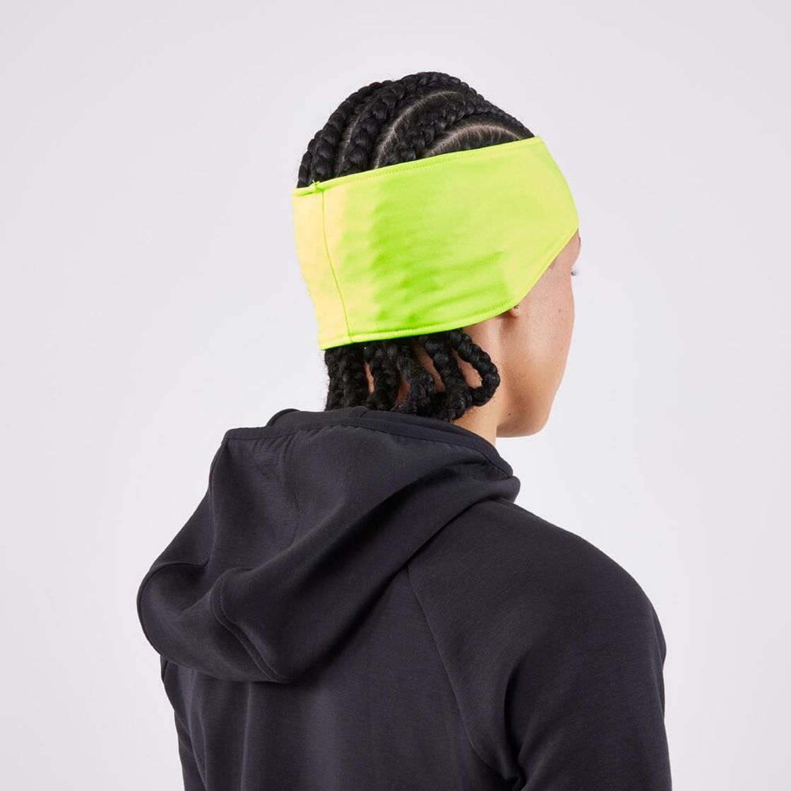 데카트론 러닝 보온 헤드밴드 런 웜 플루오 애시드 옐로우(DECATHLON Running Warm Headband Run Warm Fluo Acid Yellow) - 3