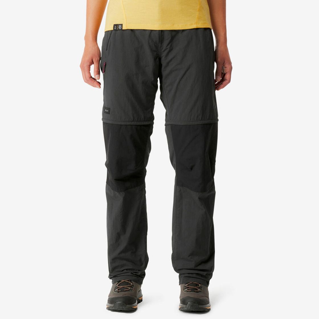 데카트론 여성 백패킹 투인원 집오프 바지 MT100 카본 그레이(DECATHLON Women's Backpacking 2-in-1 Zip-off Pants MT100 Carbon Grey) - 7