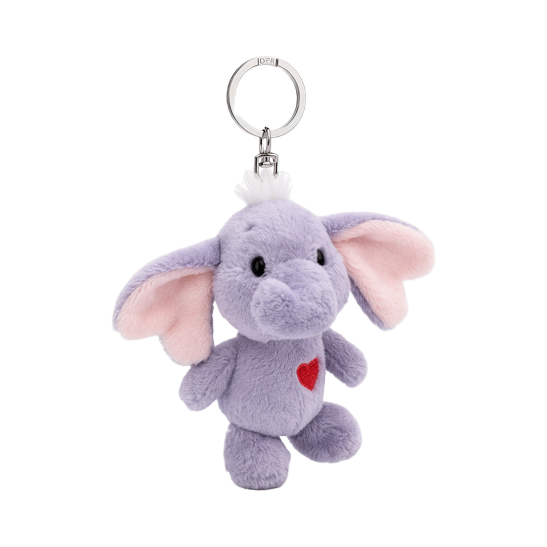 니키 코끼리 루크 키링 10cm([KREAM 단독] NICI Keyholder Love elephant dark grey 10cm GREEN)