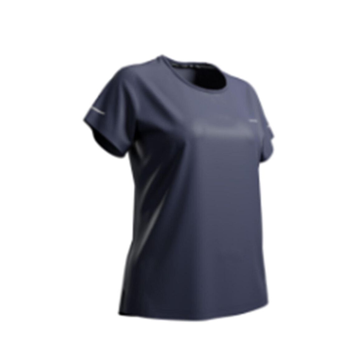 데카트론 런 500 드라이 여성용 티셔츠 스틸 블루(DECATHLON Run 500 Dry Women's T-Shirt Steel Blue) - 2