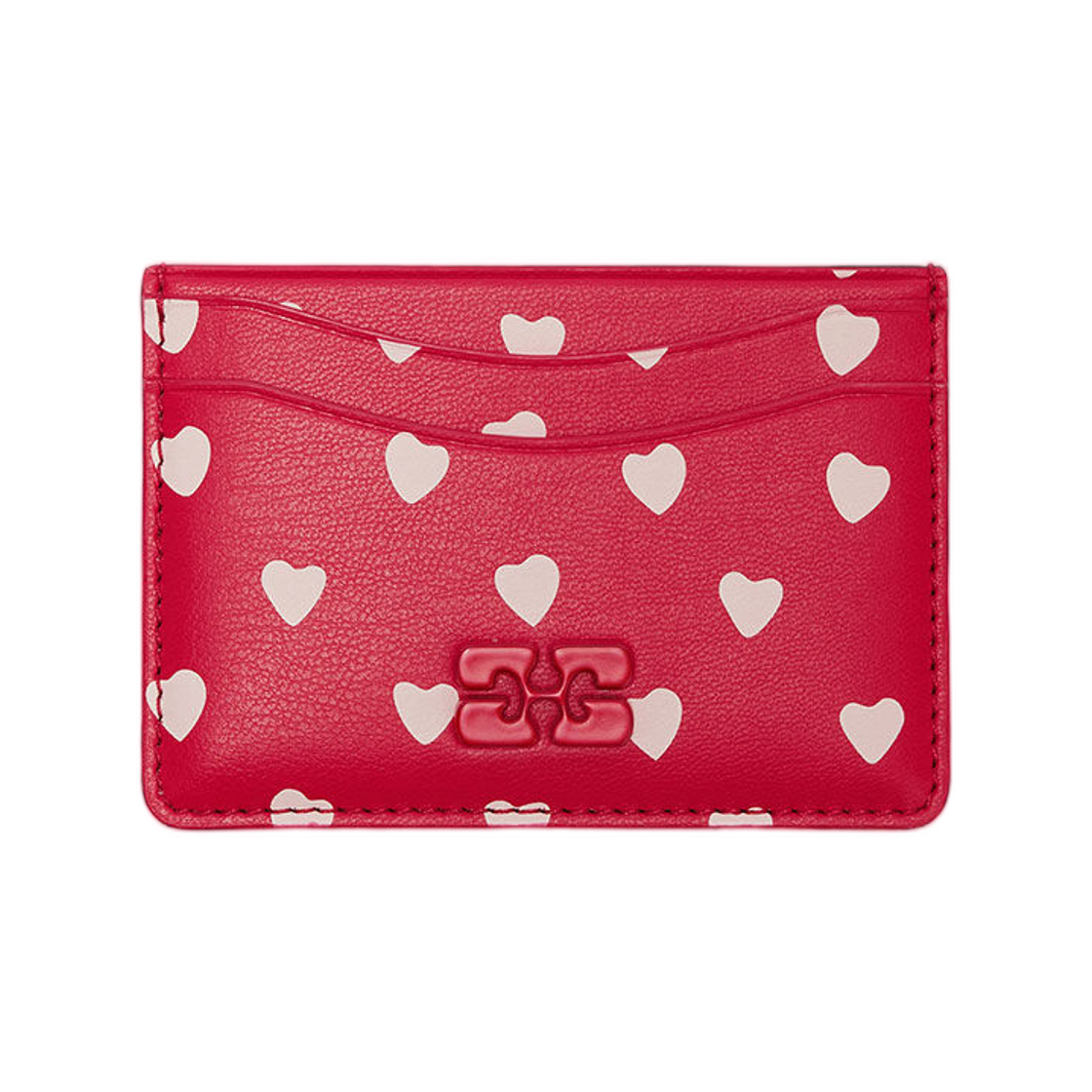 가니 보우 카드 홀더 닷 바베이도스 체리(Ganni Bou Card Holder Dots Barbados Cherry)