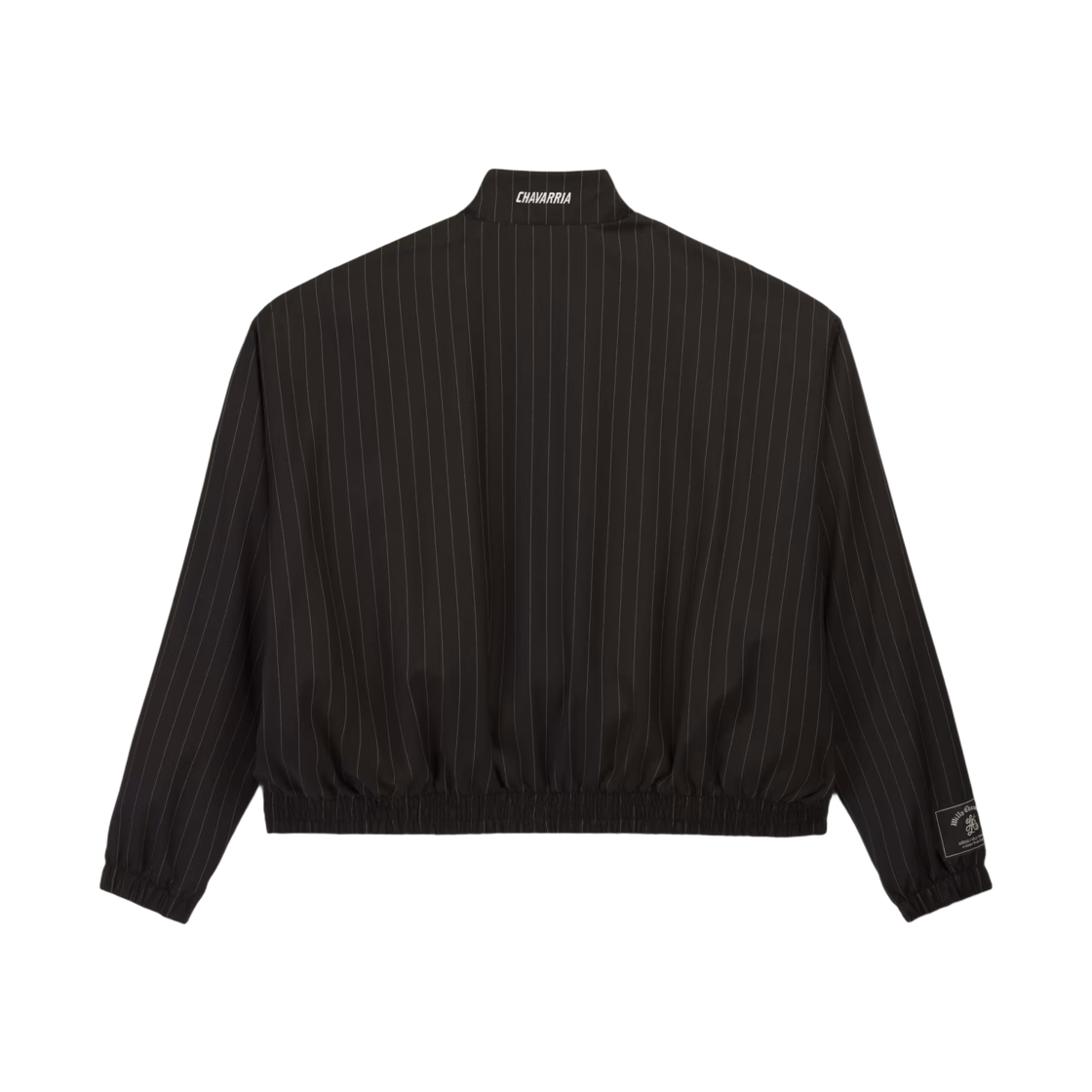 아디다스 x 윌리 차바리아 핀스트라이프 트랙 자켓 블랙 화이트 - KR 사이즈(Adidas x Willy Chavarria Pinstripe Track Jacket Black White - KR Sizing) - 2