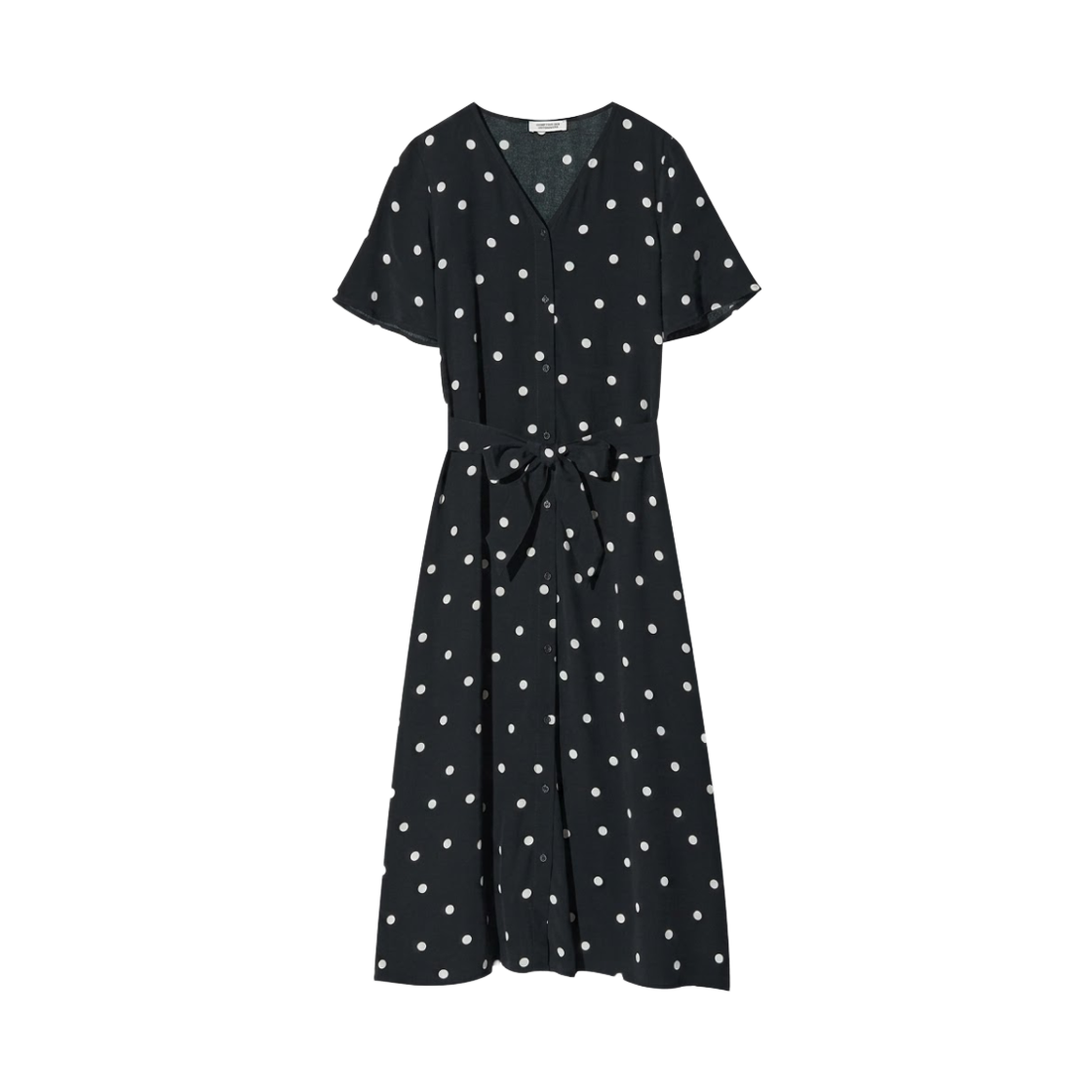 487391-09 (W) Uniqlo x Comptoir des Cotonniers Rayon Long Dress Black