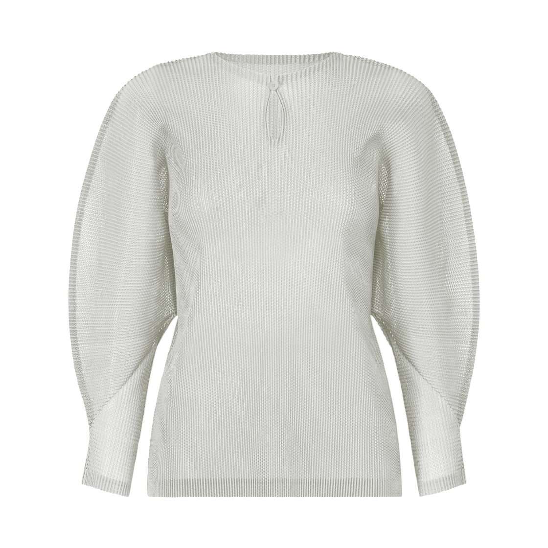 (W) 플리츠 플리즈 이세이 미야케 타타미 에이프릴 탑 쿨 그레이((W) Pleats Please Issey Miyake Tatami April Top Cool Gray) - 1