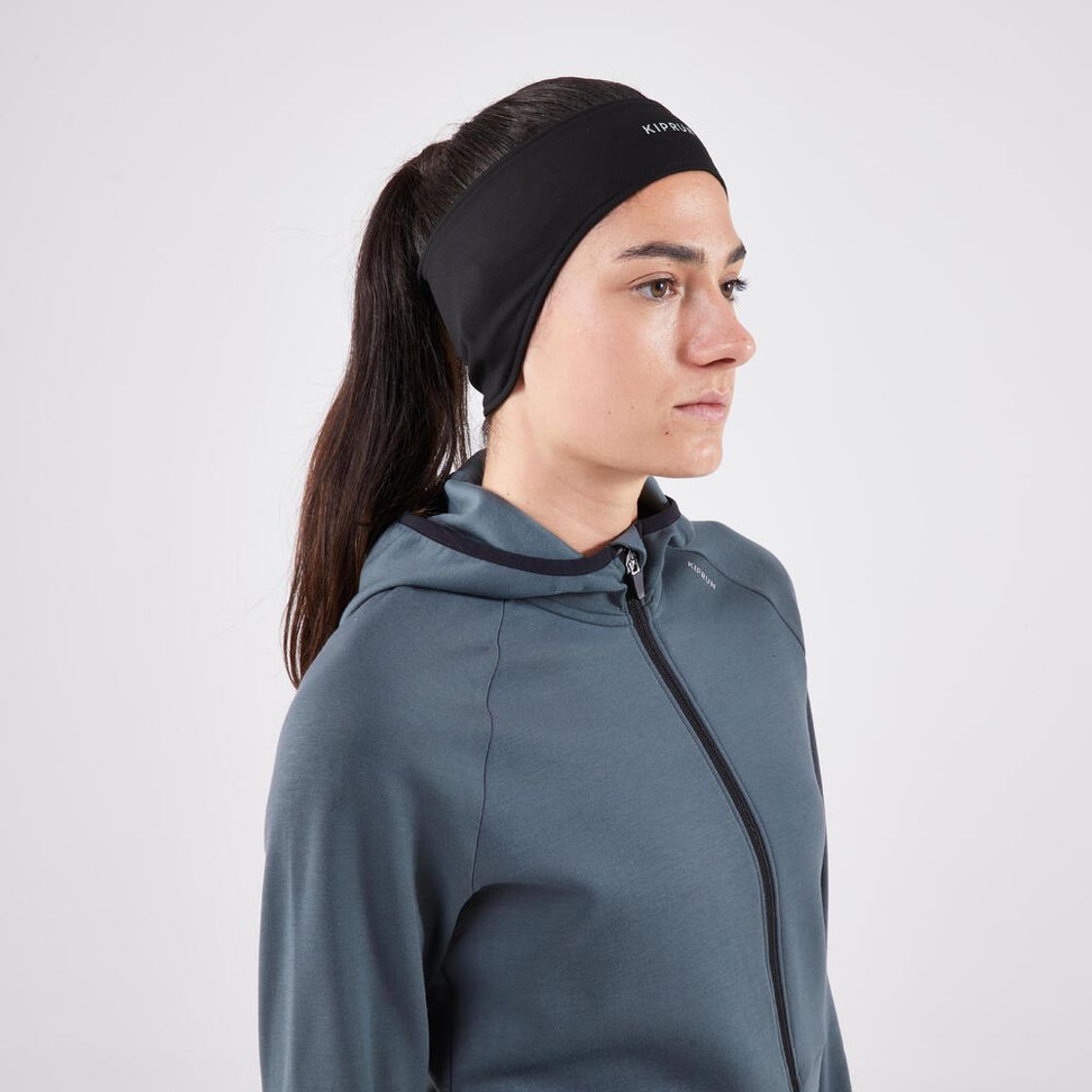 데카트론 러닝 보온 헤드밴드 런 웜 스모크 블랙(DECATHLON Running Warm Headband Run Warm Smoked Black) - 5