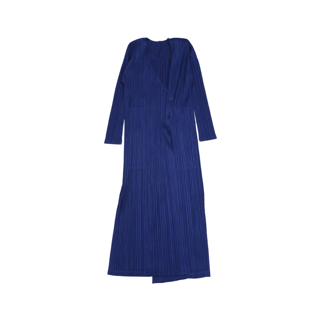 ITF9THES7MCH Issey Miyake PP28JA133 MC September Long Cardigan Deep Blue