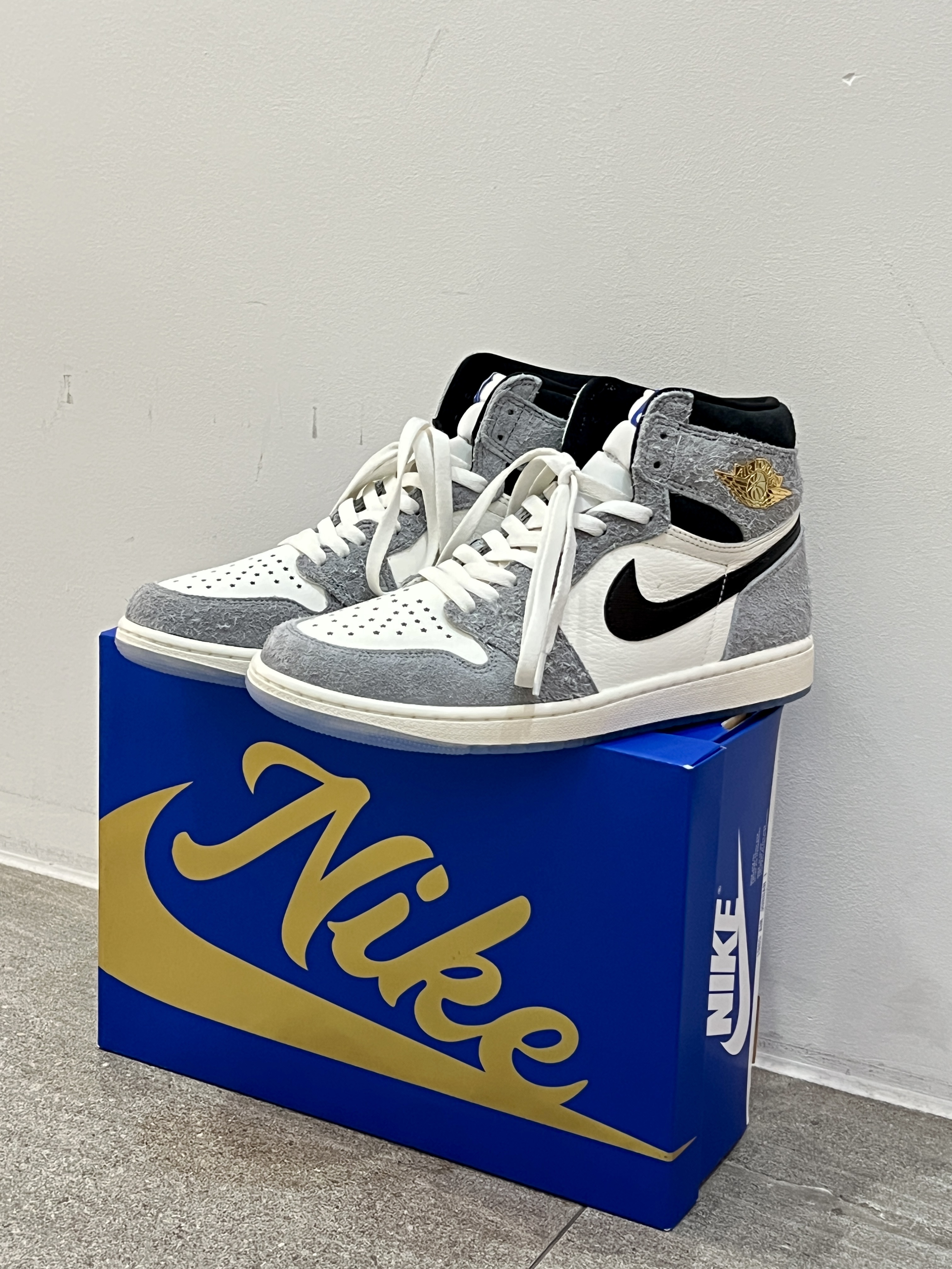Jordan 1 Retro High OG Cool Grey and Sail 착용 스타일