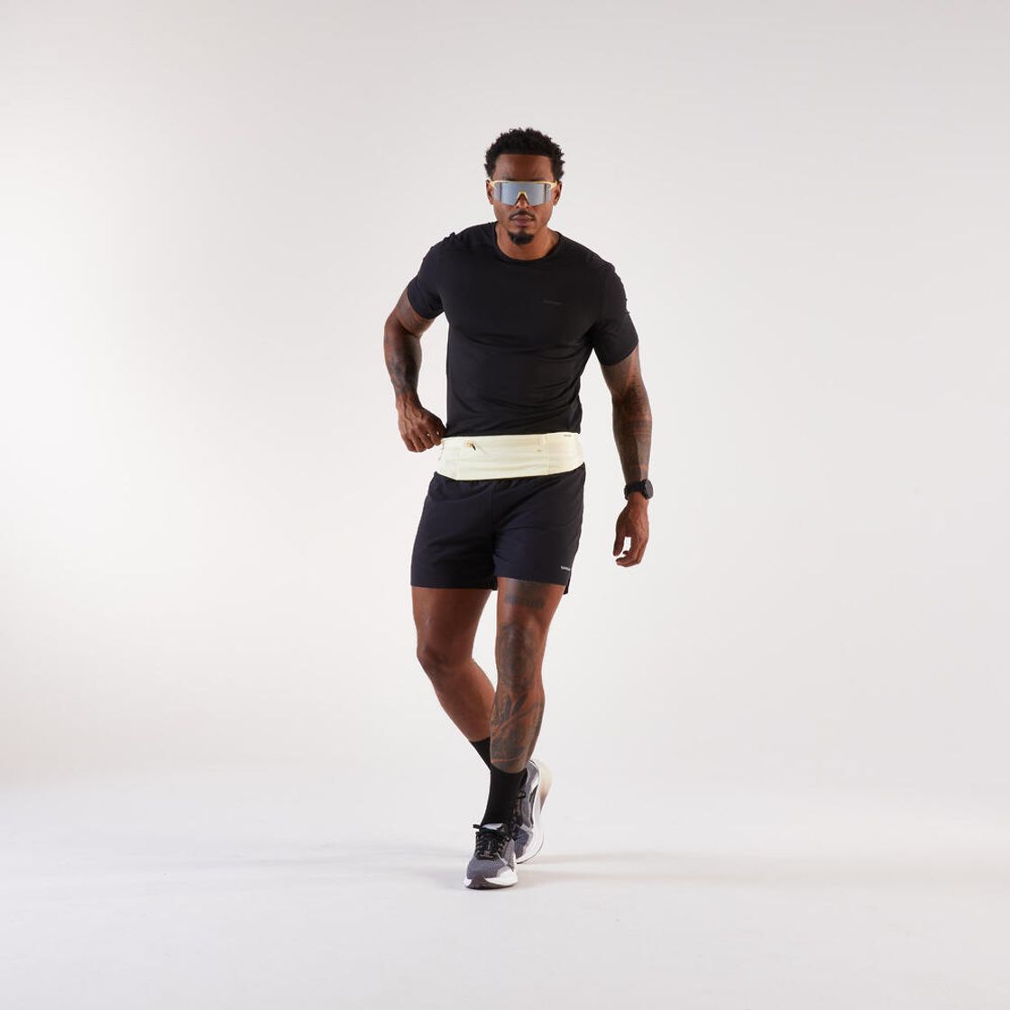 데카트론 러닝 스마트폰 벨트 베이직 2 바닐라 옐로우(DECATHLON Running Smartphone Belt Basic 2 Vanilla Yellow) - 6