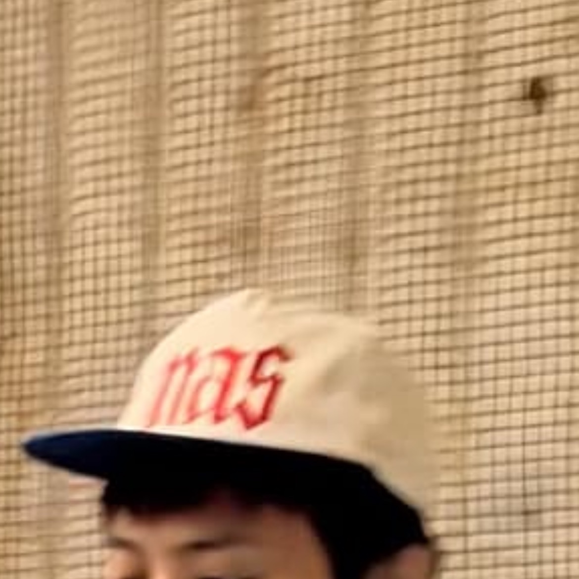 Saint Mxxxxxx x NaS Cap White/Blue - 25AW 착용 스타일