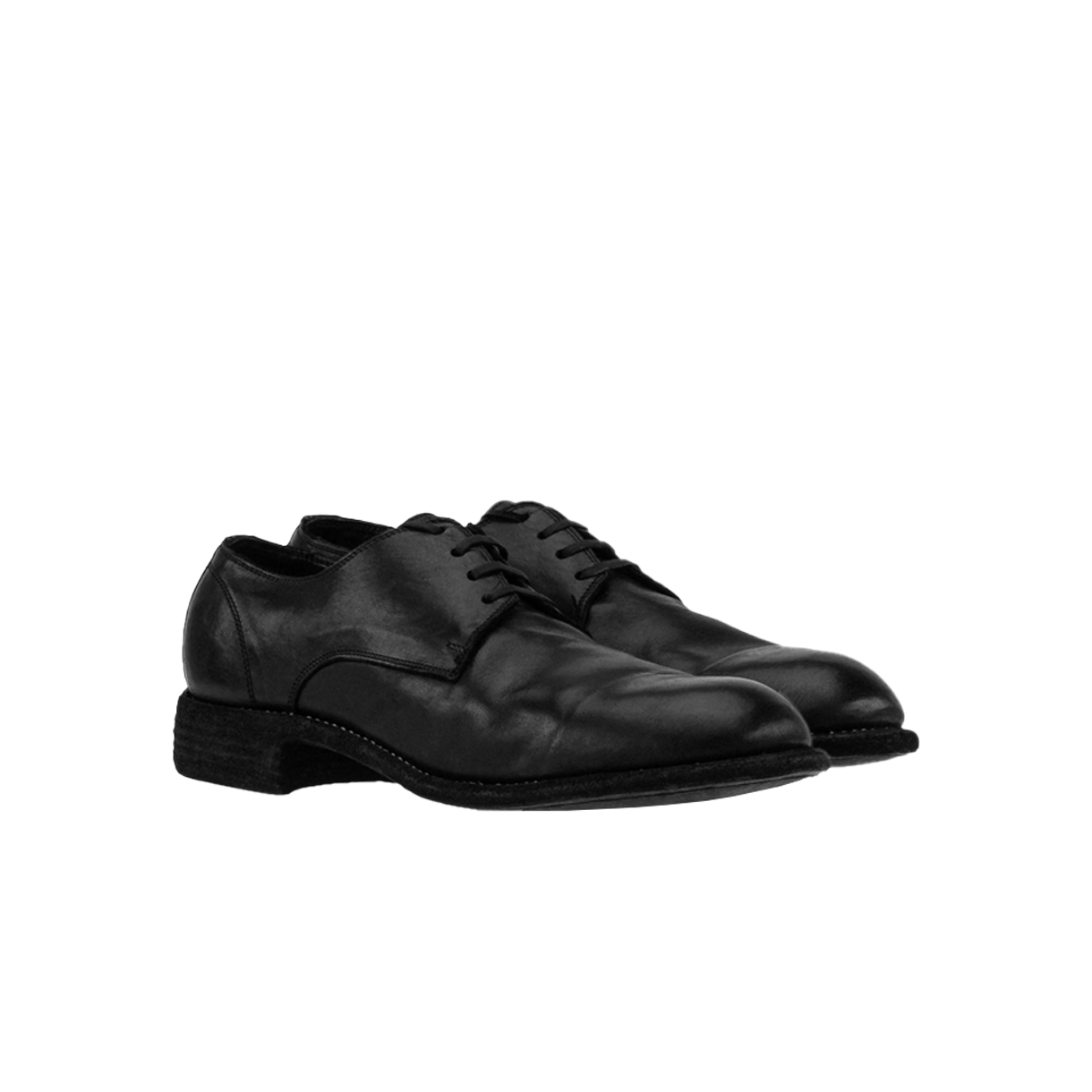 구이디 클래식 더비 솔 레더 블랙 - 26SS(Guidi Classic Derby Sole Leather Black - 26SS) - 2
