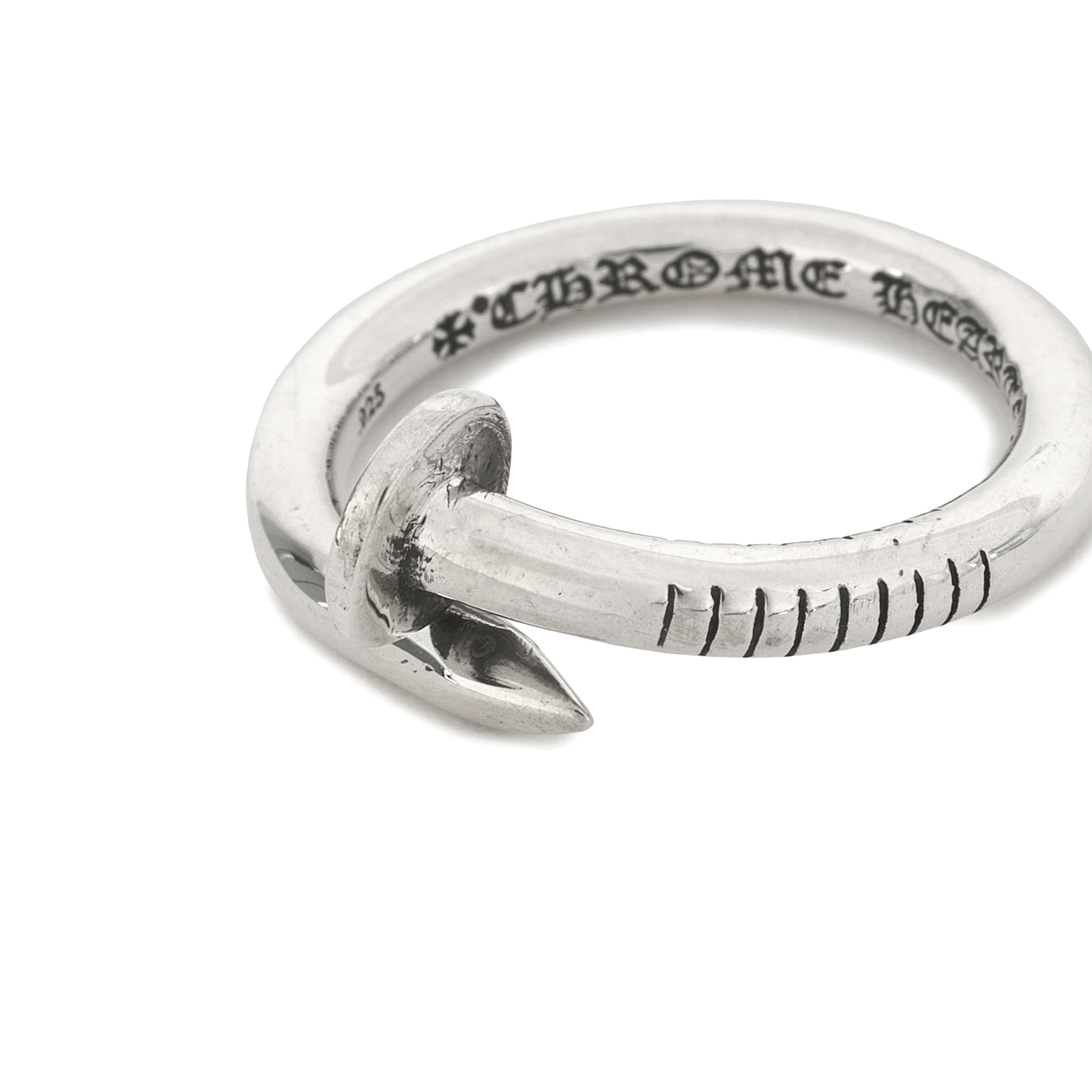 크롬하츠 플랫 네일 링 실버(Chrome Hearts Flat Nail Ring Silver) - 4
