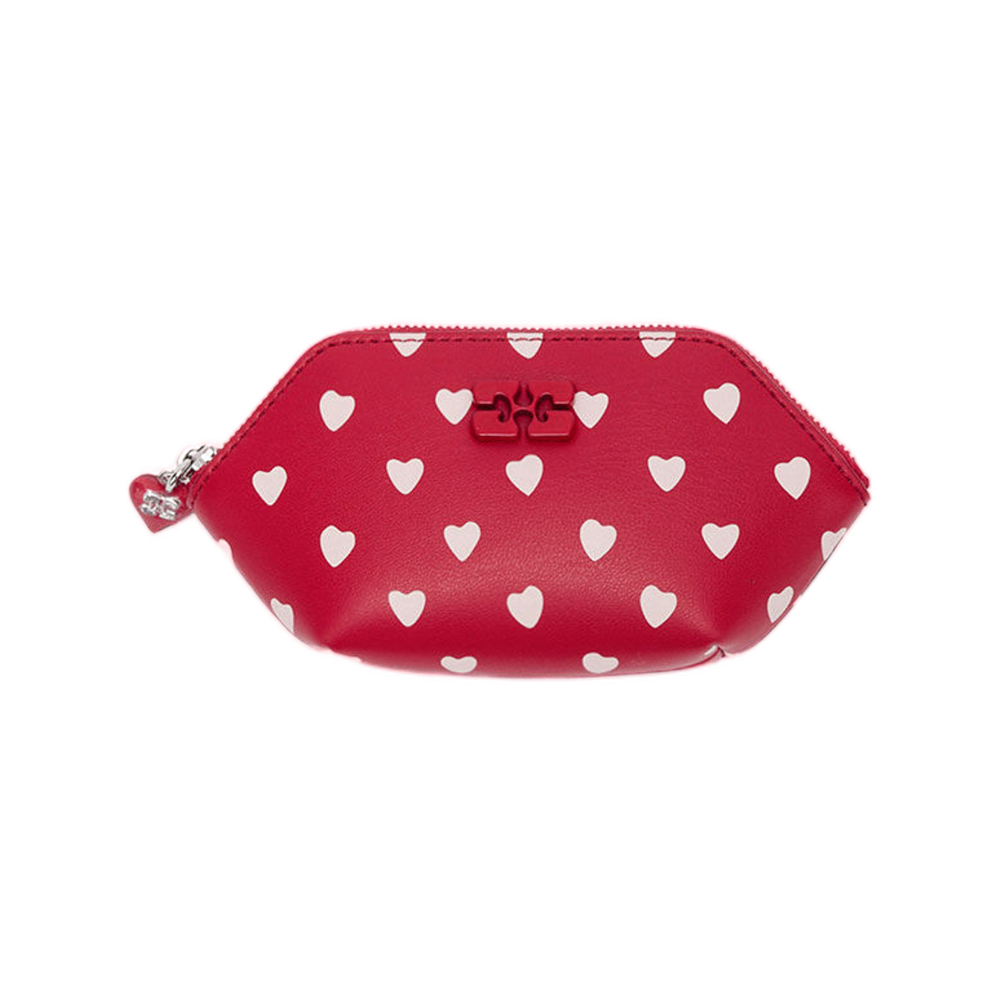 가니 보우 코인 퍼스 닷 바베이도스 체리(Ganni Bou Coin Purse Dots Barbados Cherry)