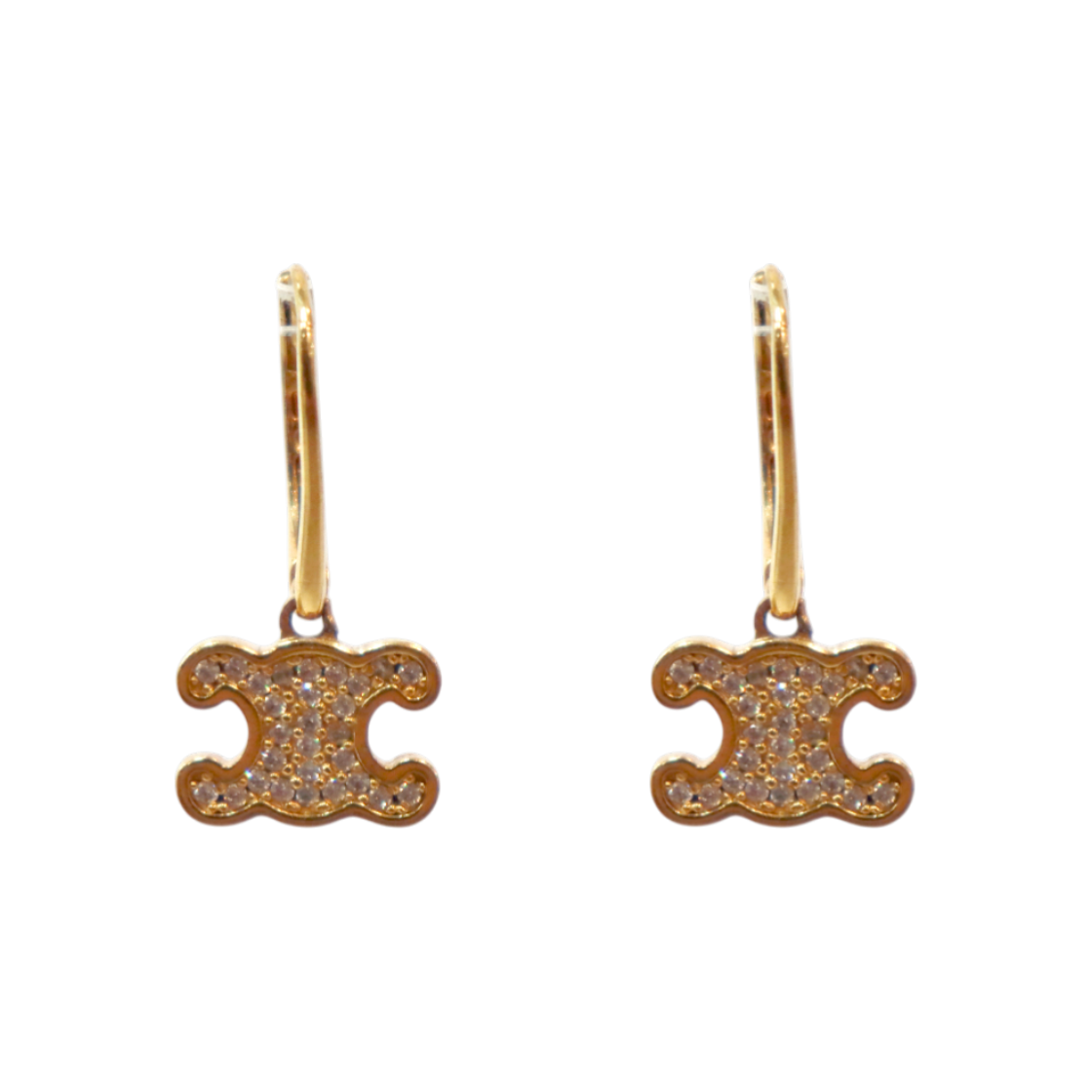ITRTKGW93FAS Celine Triomphe Earrings C-B52205