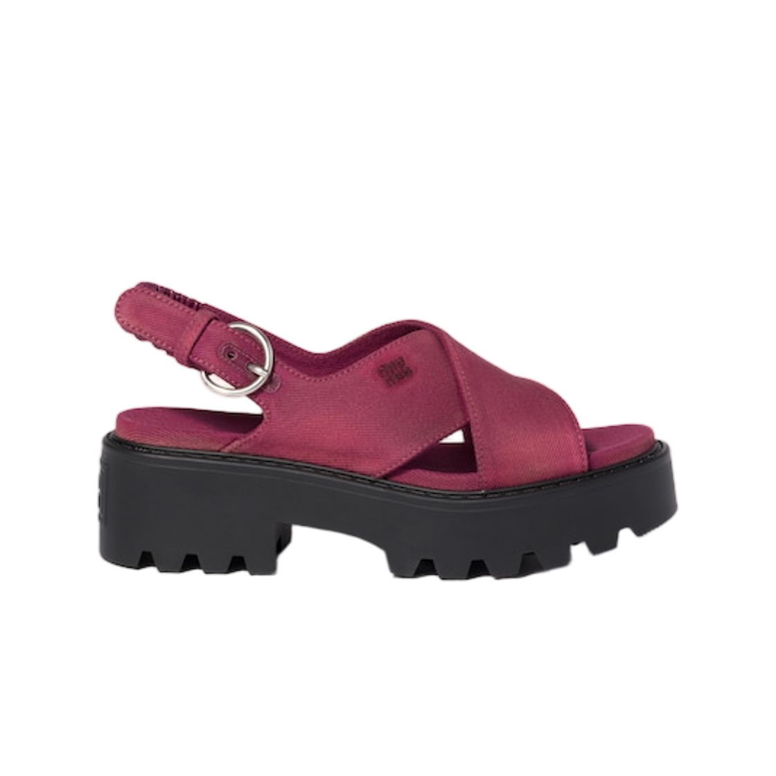 (W) 미우 미우 개버딘 샌들 버건디((W) Miu Miu Gabardine Sandals Burgundy)