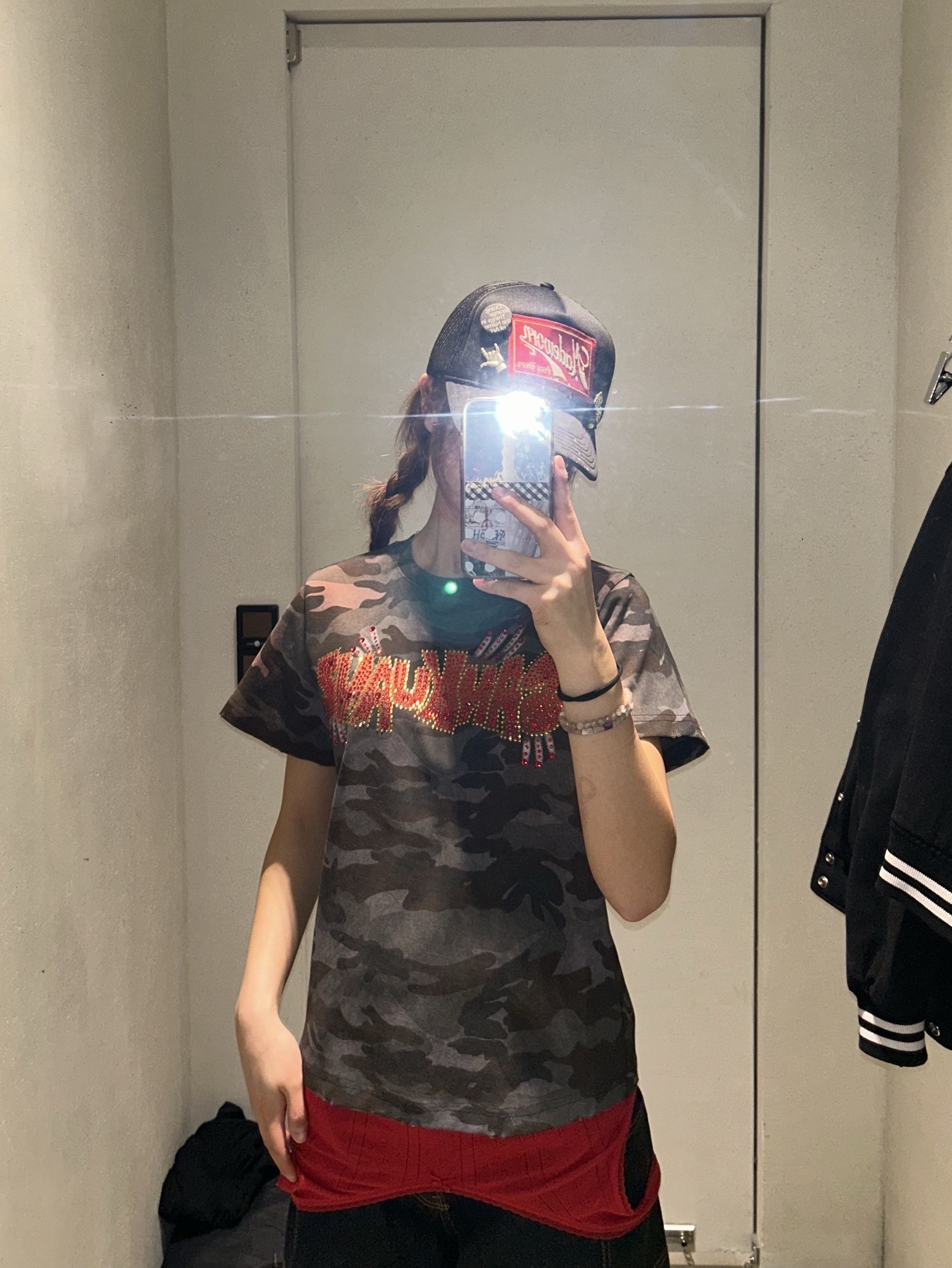 Sankuanz B26SSUTS0102 Graphic Short Sleeve Camo - 26SS 착용 스타일 - 1