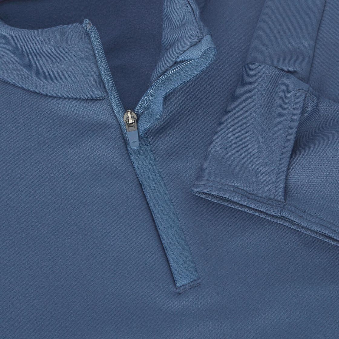 데카트론 남성 하프집 러닝 긴팔 티 런 웜 100 어비스 블루(DECATHLON Men's Half-Zip Running Long-Sleeved T-Shirt Run Warm 100 Abyss Blue) - 8