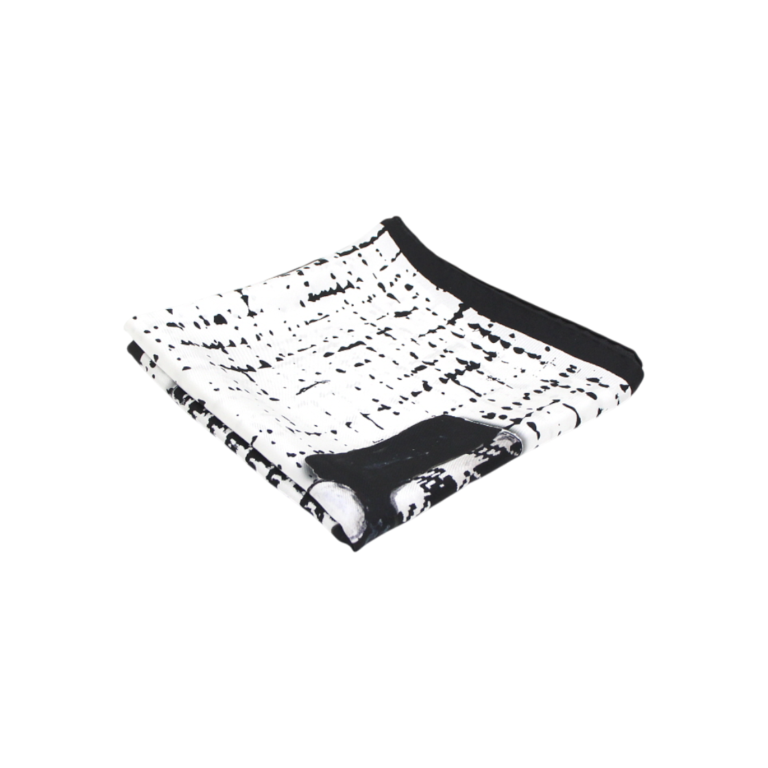 ITN26UVNWO67 Chanel Tweed Deco Print Scarf