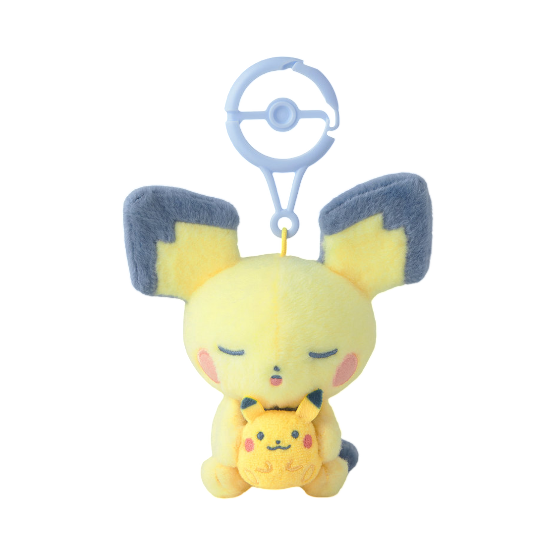 - Pokemon Center Little Daydream Mascot Keychain Pichu & Pikachu