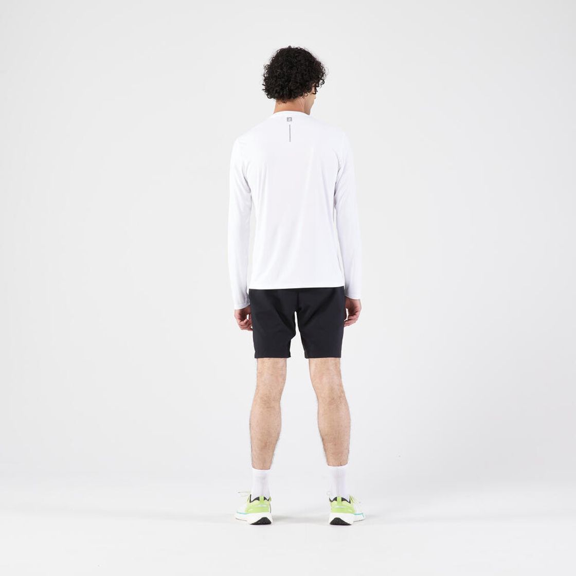 데카트론 남성 러닝 긴팔 티 런 드라이 100 울트라 화이트(DECATHLON Men's Running Long-Sleeved T-Shirt Run Dry 100 Ultra White) - 4