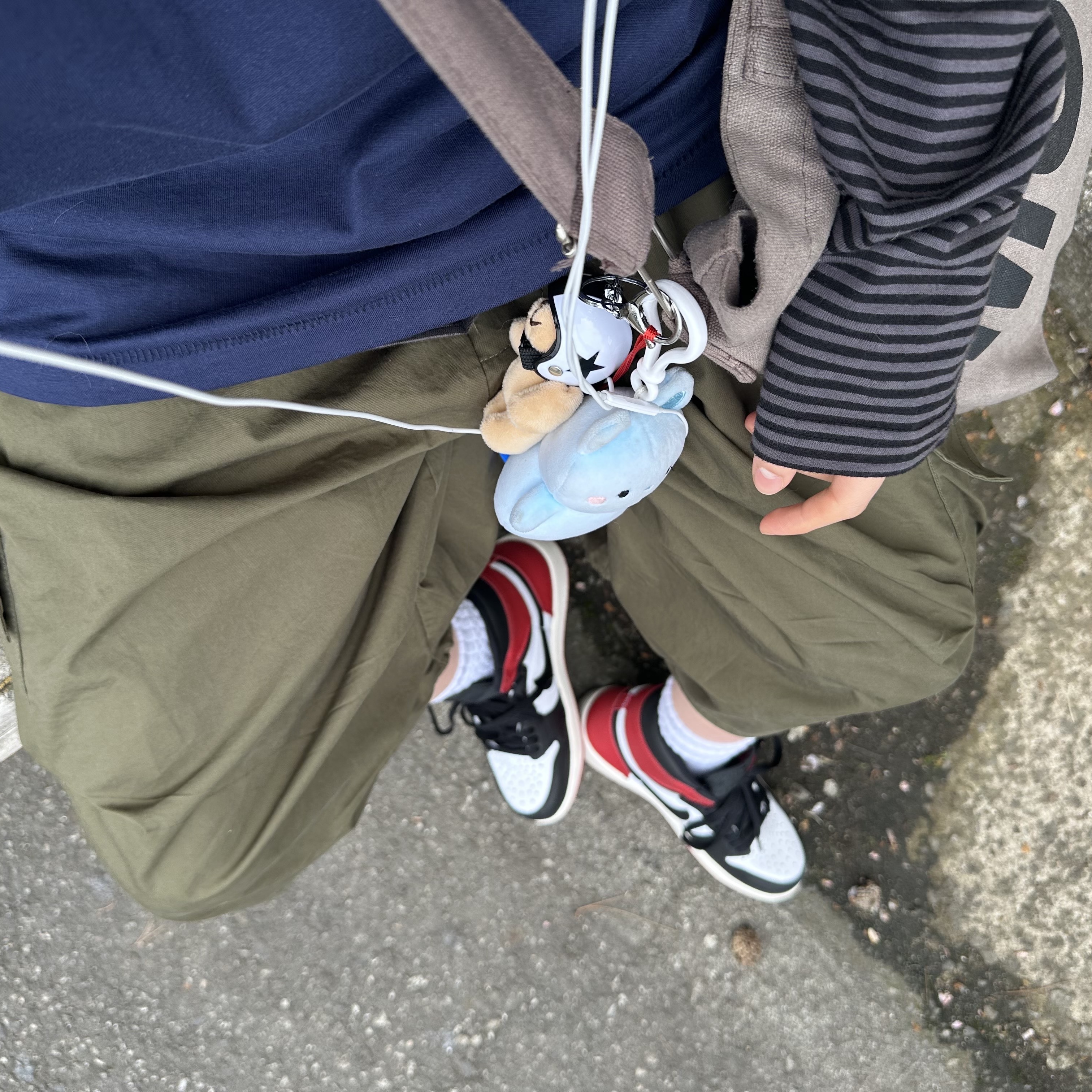 Jordan 1 Retro High OG Black Toe 착용 스타일 - 2