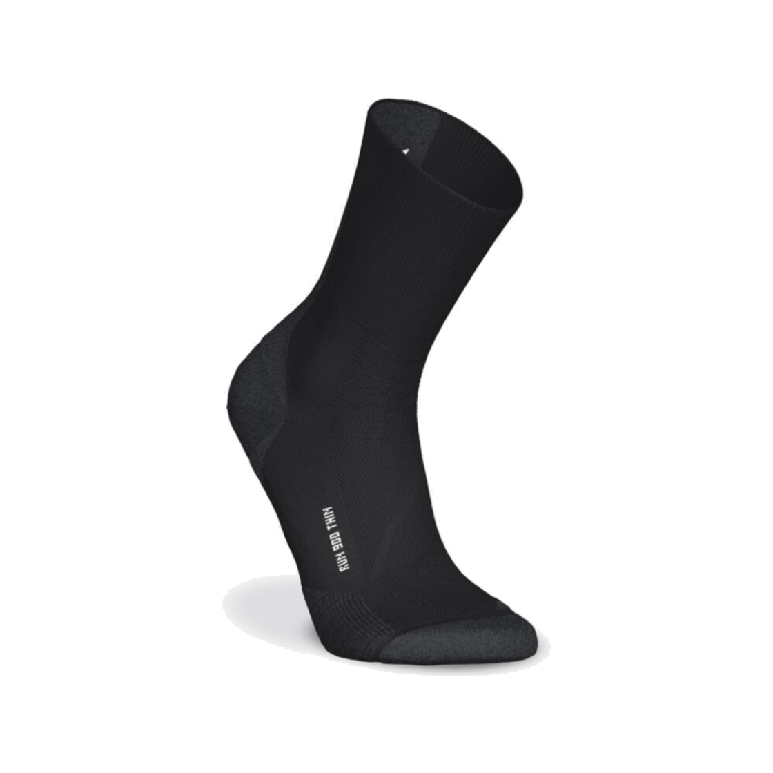 데카트론 러닝 얇은 카프 양말 1켤레 런 900 스모크 블랙(DECATHLON Running Thin Calf Socks 1 Pair Run 900 Smoked Black)