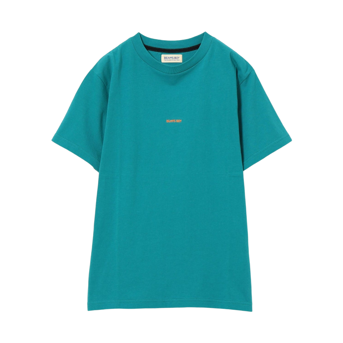13-04-1065-101 (W) Beams Boy Embroidered Crew T-Shirt Green