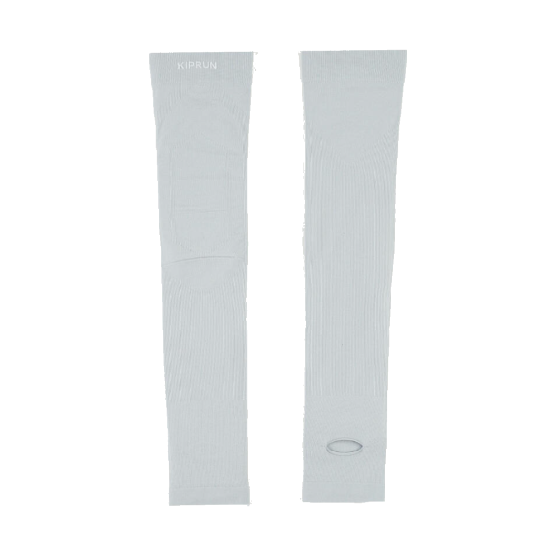 데카트론 러닝 자외선 차단 팔 토시 실버 그레이(DECATHLON Running UV Protection Arm Sleeves Silver Grey) - 1