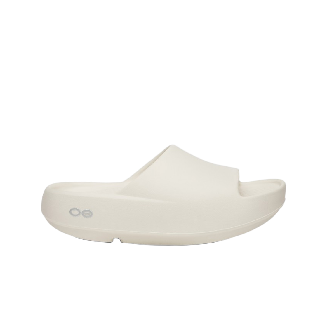 [9% 적립] 우포스 OOahh + 아이보리 남여공용 슬라이드([9% 적립] OOFOS OOahh Sport Ivory Unisex Slides)