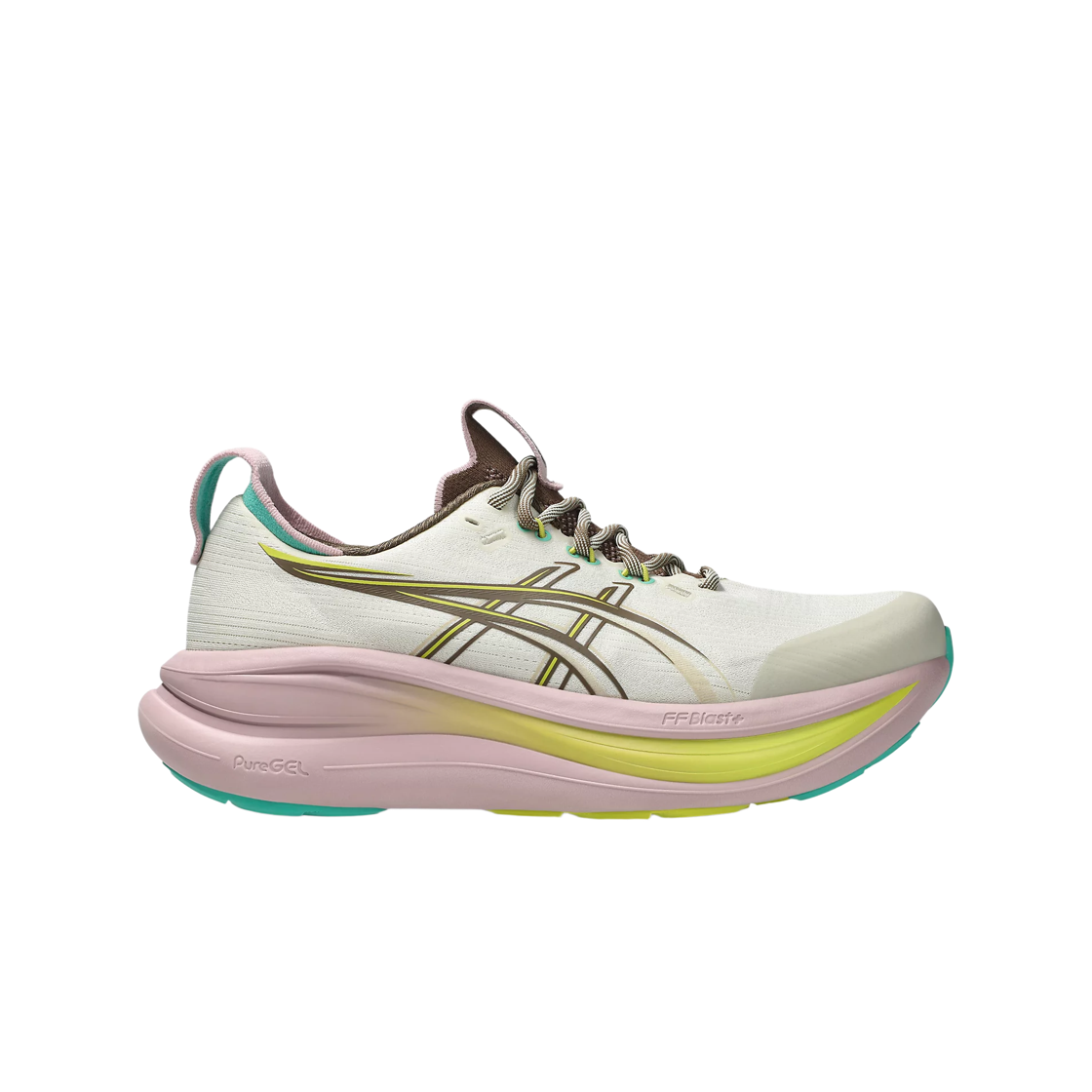 1012B981-020 (W) Asics Gel-Nimbus 28 Nature Bathing Light Dust Clay Canyon