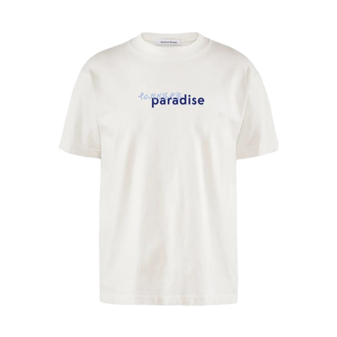 DVLA0001-B-PARADISEVINTAGEWHITE District Vision California Cotton T-Shirt Paradise Vintage White
