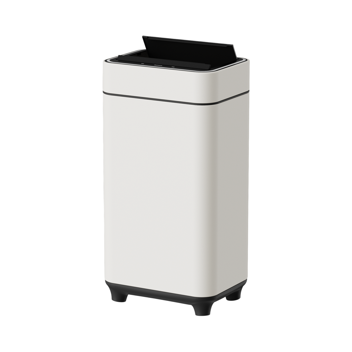 다룸 자동센서 오존살균 슬릿형 쓰레기통26L 종량제호환 저소음 화이트(DAROOM Automatic Sensor Ozone Sterilizing Slit Lid Trash Can 26L)
