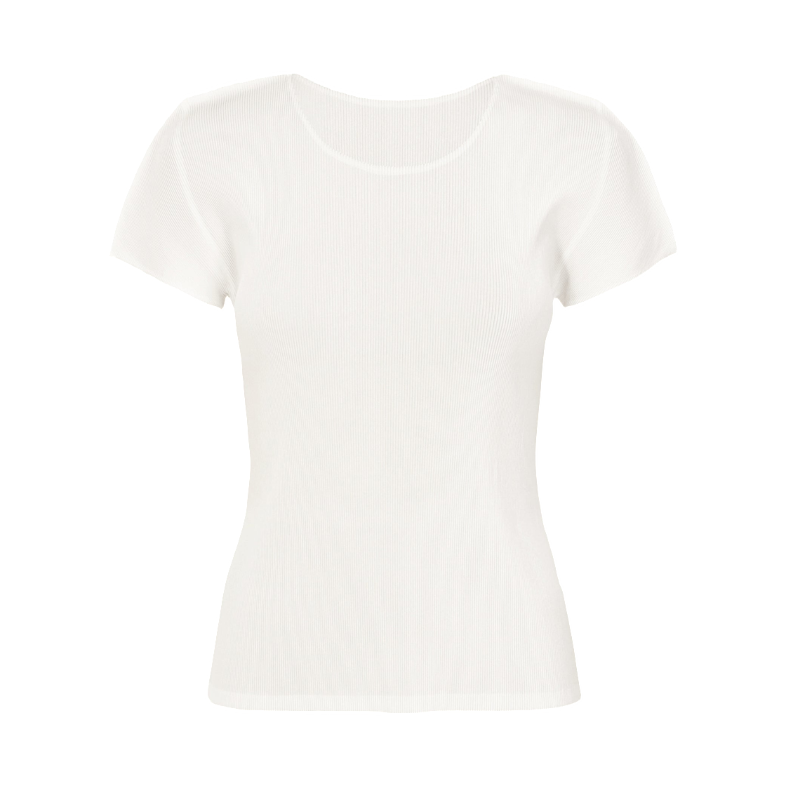 (W) 플리츠 플리즈 이세이 미야케 미스트 베이직 탑 화이트((W) Pleats Please Issey Miyake Mist Basics Top White) - 1