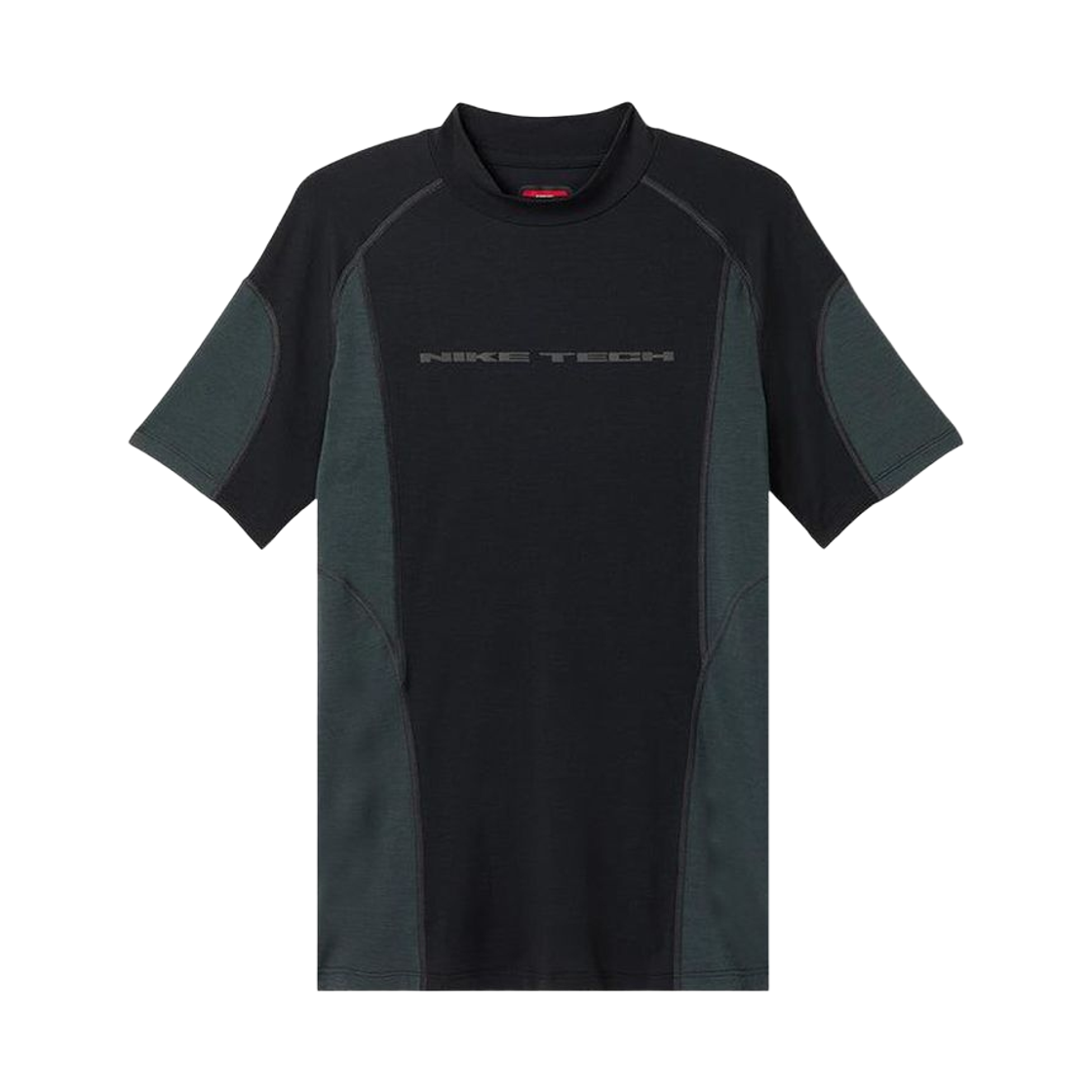 나이키 테크 드라이핏 숏슬리브 베이스 레이어 블랙 앤트러사이트 - 아시아(Nike Tech Dri-Fit Short Sleeve Base Layer Black Anthracite - Asia) - 1