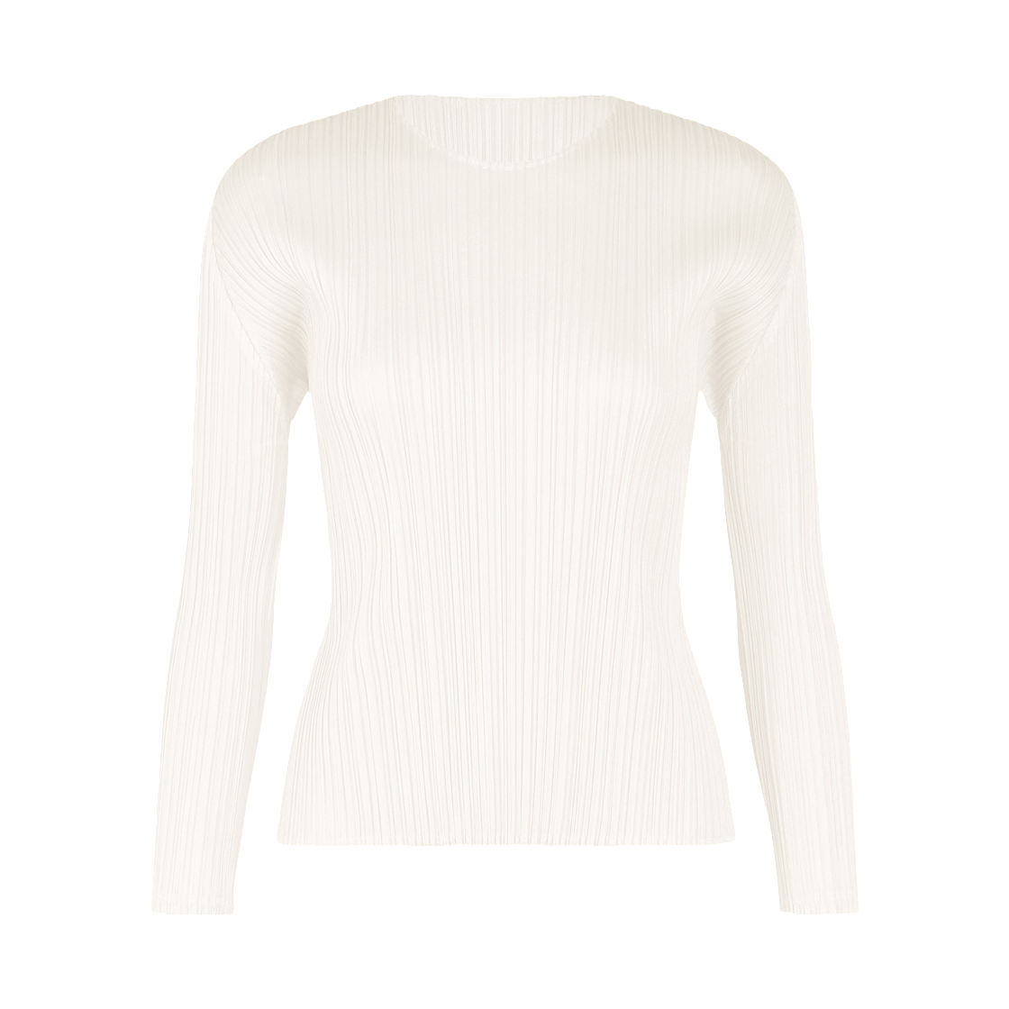 PP61-JK121-01 (W) Pleats Please Issey Miyake Monthly Colors February Top White