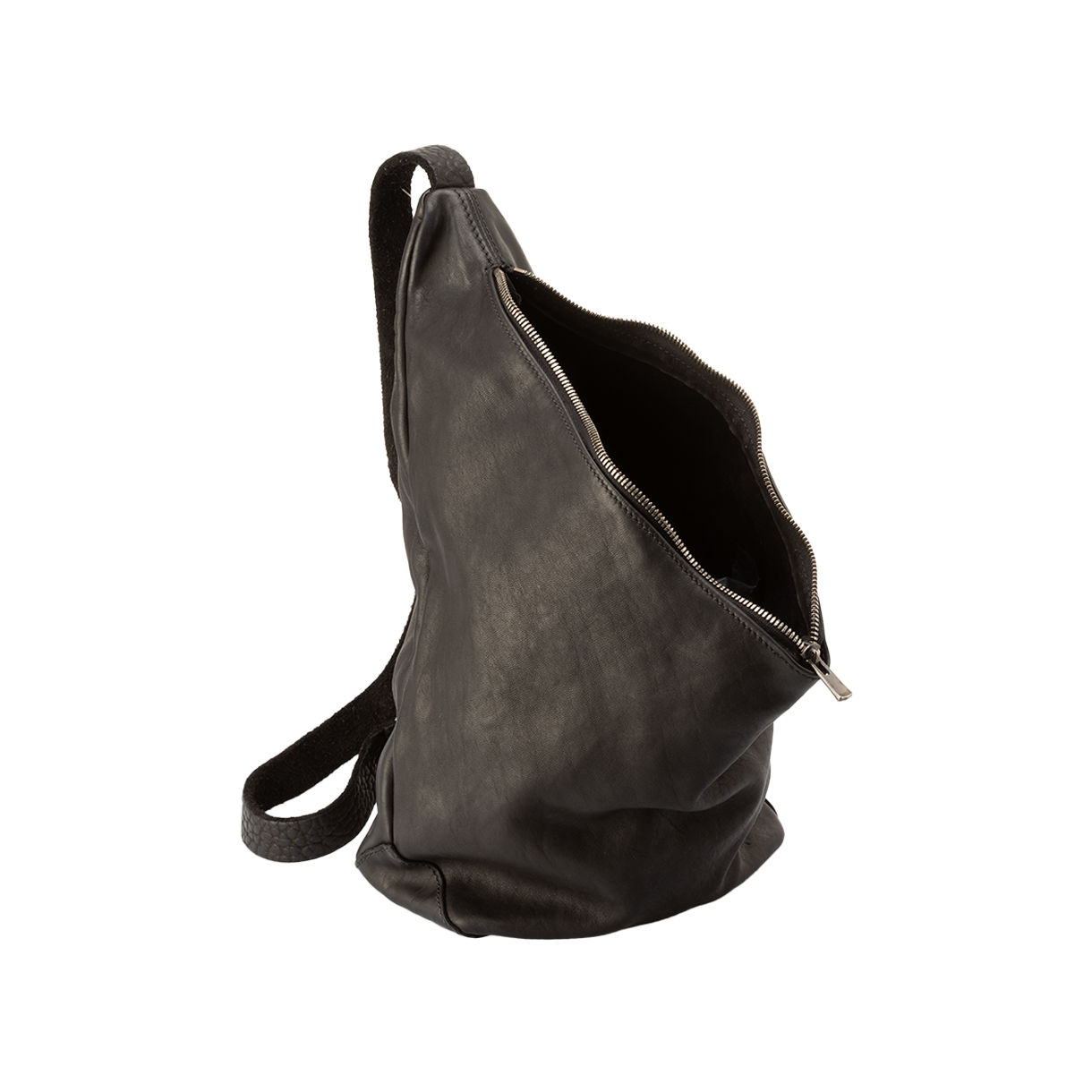 구이디 미디엄 백팩 블랙 - 26SS(Guidi Medium Backpack Black - 26SS) - 3