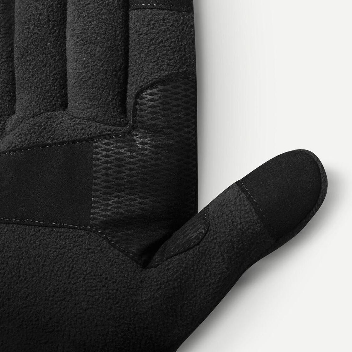 데카트론 성인 백패킹 플리스 장갑 MT500 그라파이트 블랙(DECATHLON Adult Backpacking Fleece Gloves MT500 Graphite Black) - 2